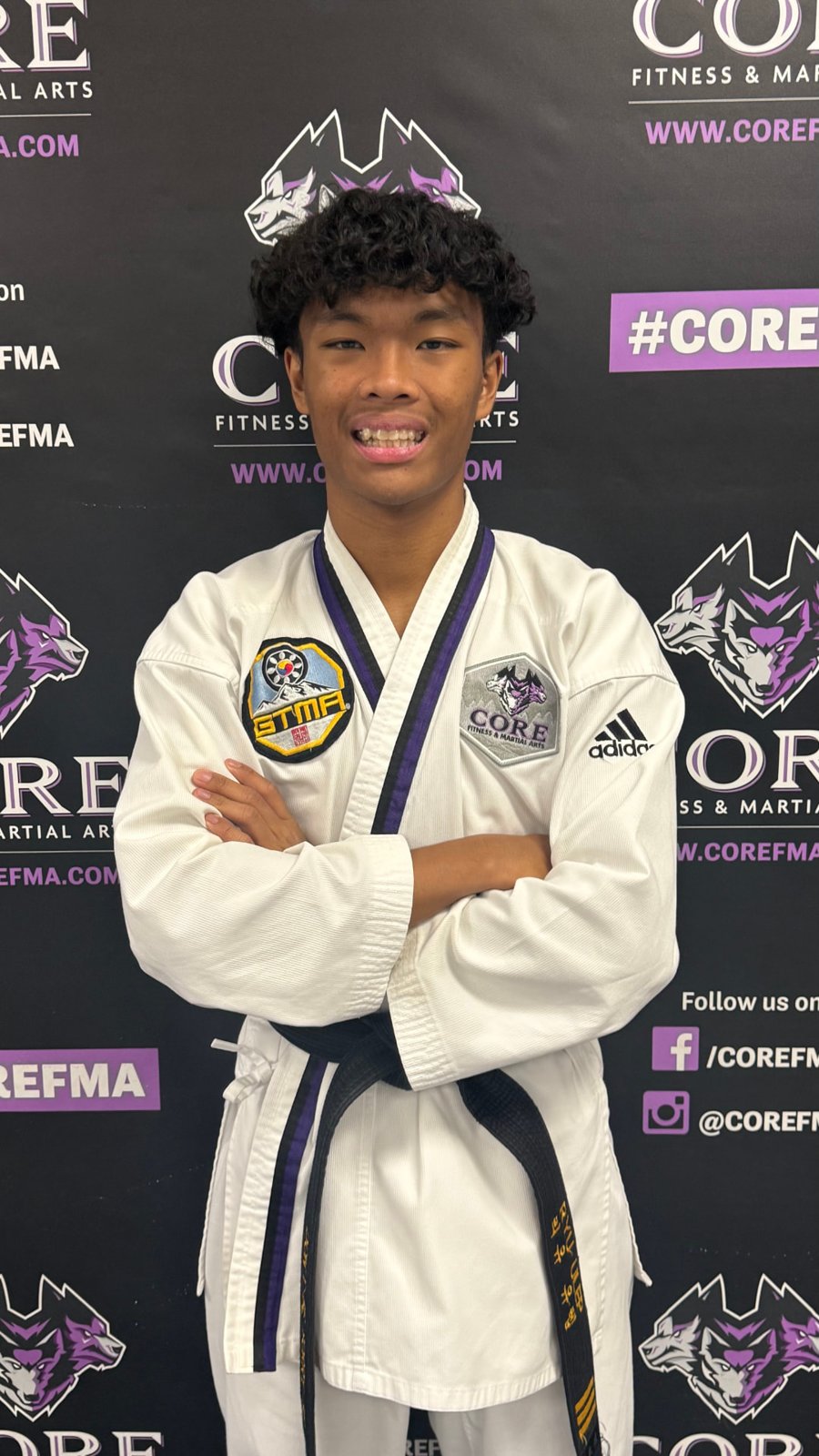 Ryu Ulep, 3rd Degree Black Belt, at CORE Fitness & Martial Arts in Henderson