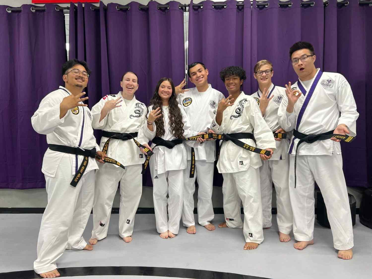 Group martial arts training session focusing on discipline, and fitness